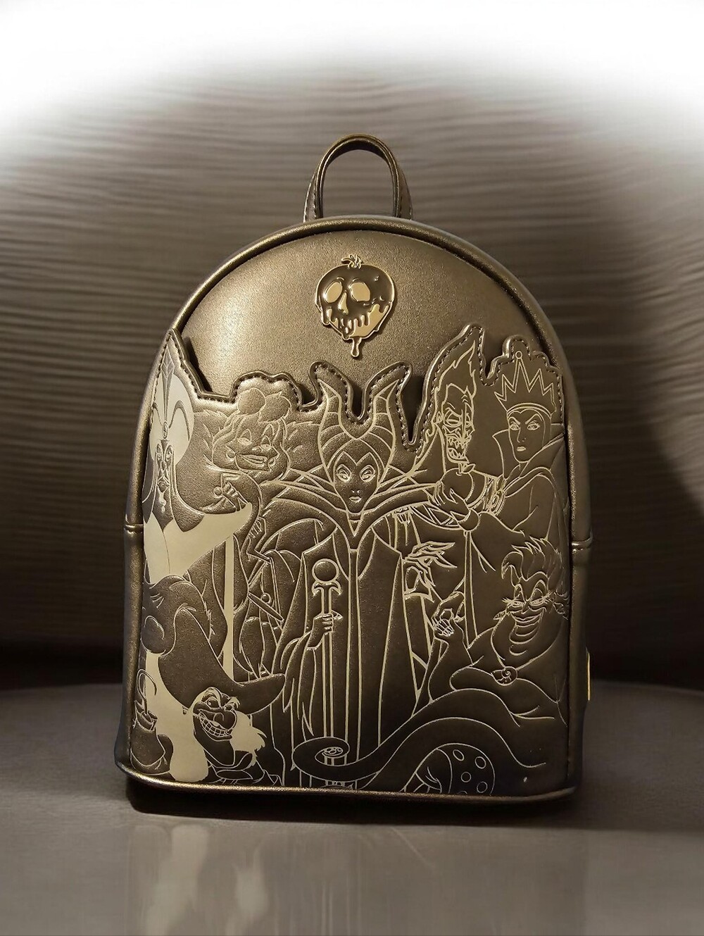 NWT Loungefly Disney Villains Full Cast Mini Backpack